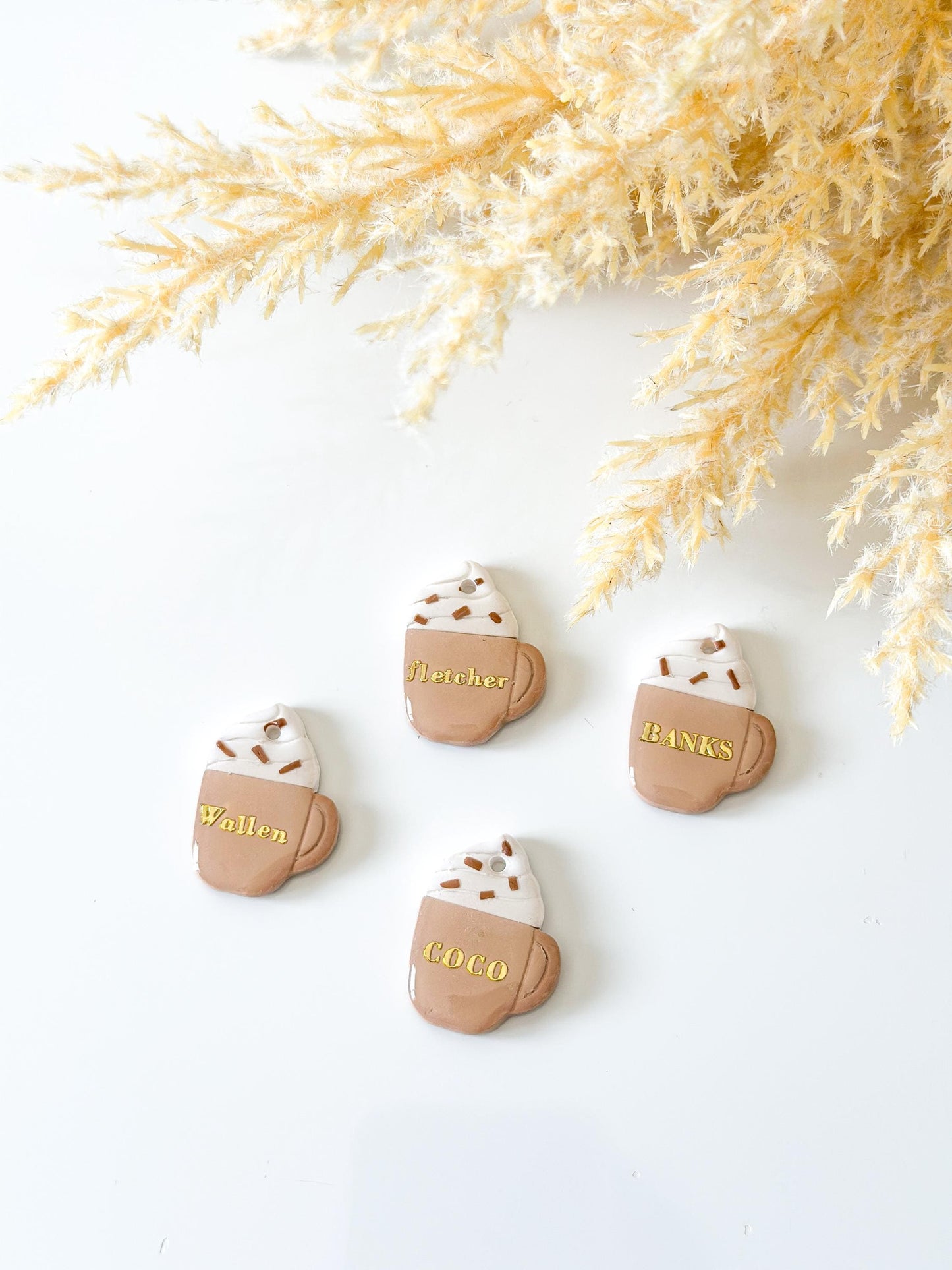 mocha latte| pet id tag