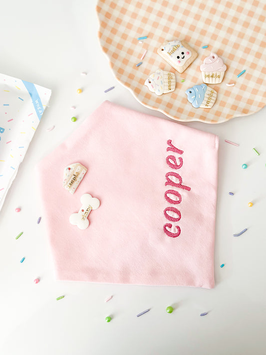 pet's name | pet bandanna