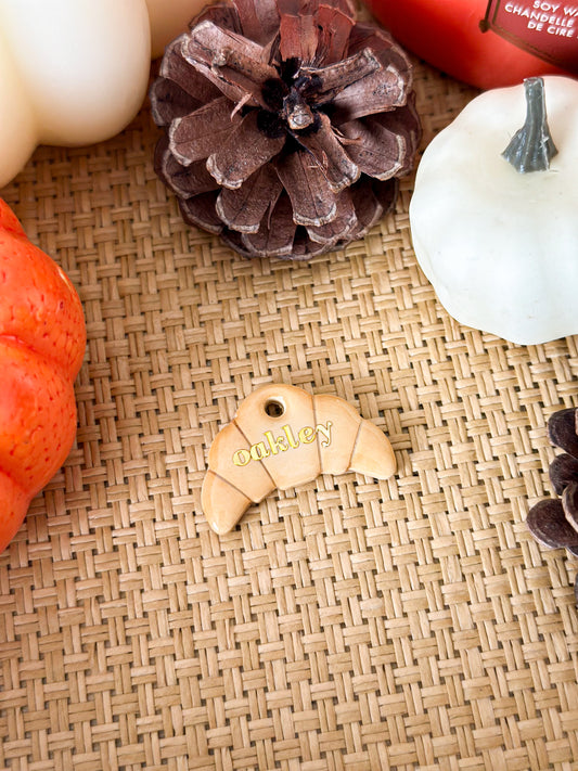 croissant | pet id tag