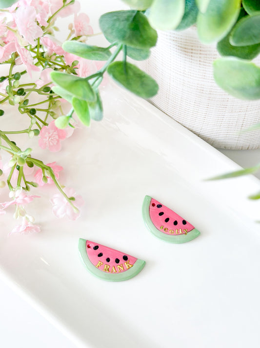 watermelon| pet id tag
