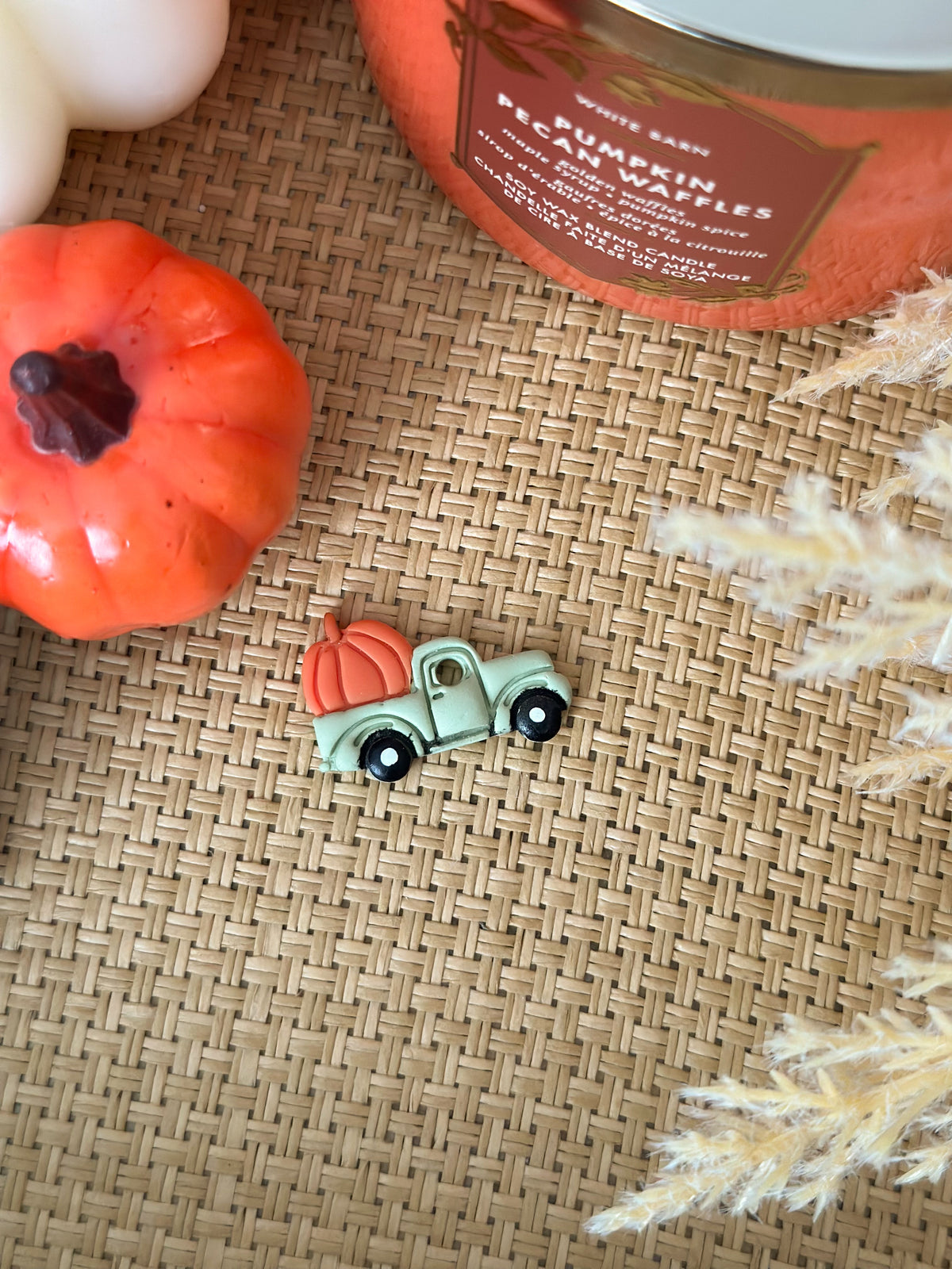 pumpkin truck | pet id tag