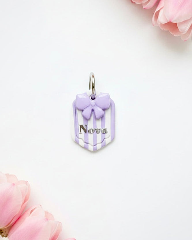 pastel picnic | pet id tag