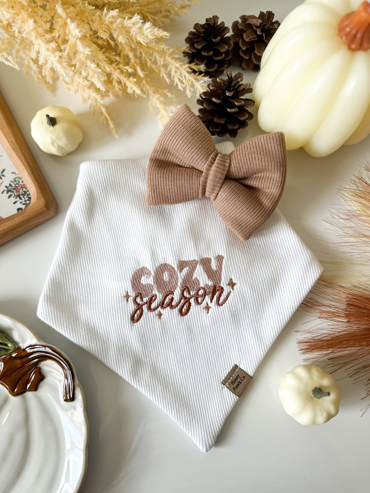 "cozy season" | pet bandana