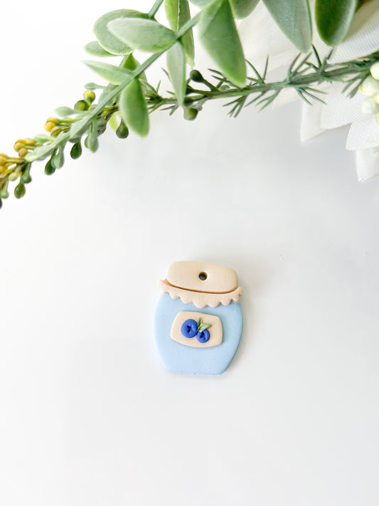 blueberry jam | pet id tag