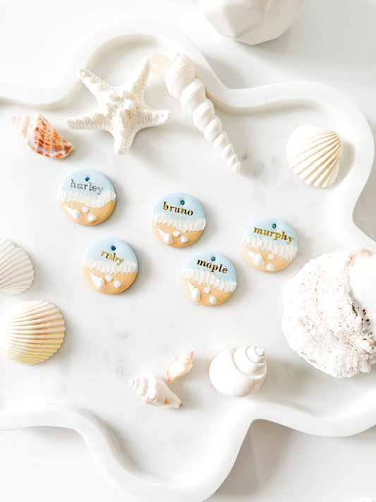 coastal shoreline | pet id tag