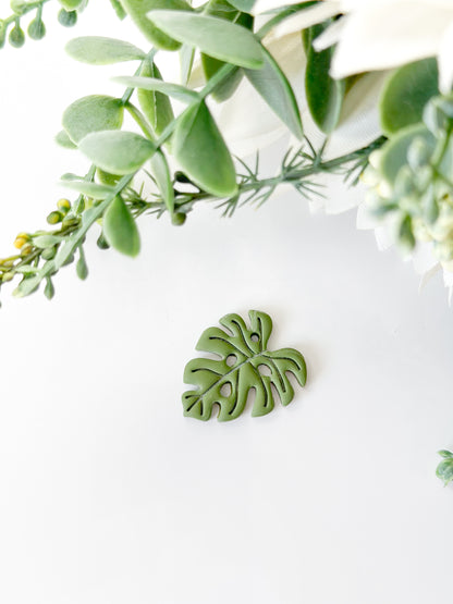 monstera | pet id tag