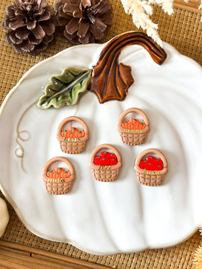 fall basket | pet id tag