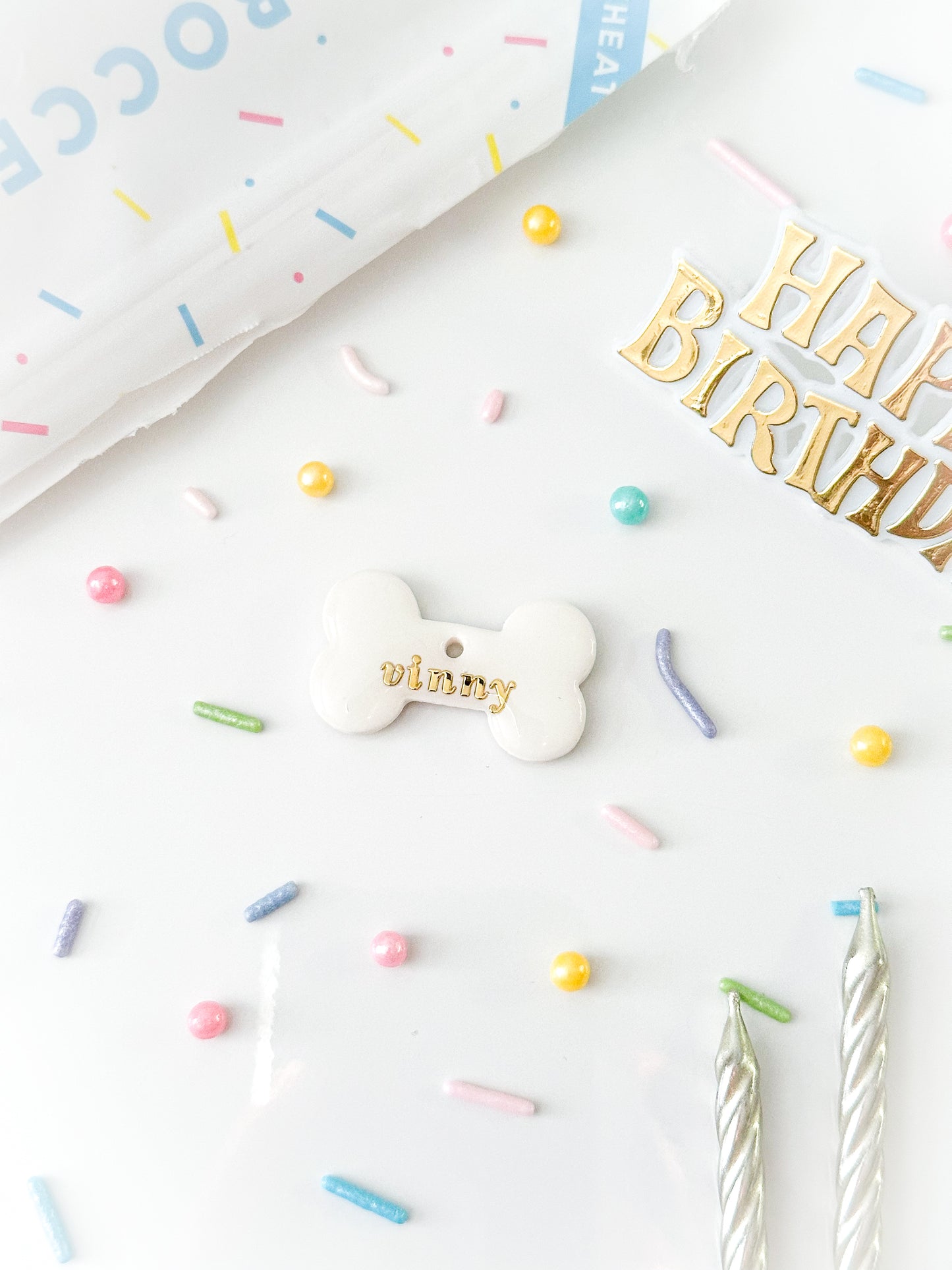 classic bone | pet id tag