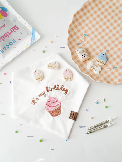 "it's my birthday" | pet bandanna