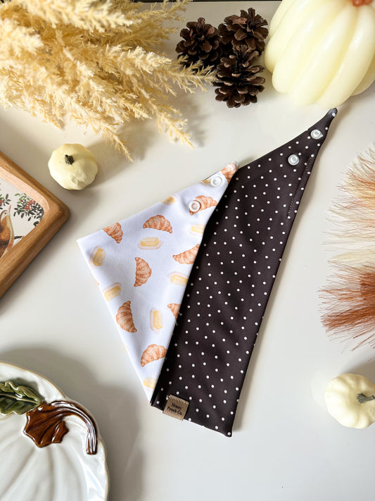 croissant cafe | pet bandana