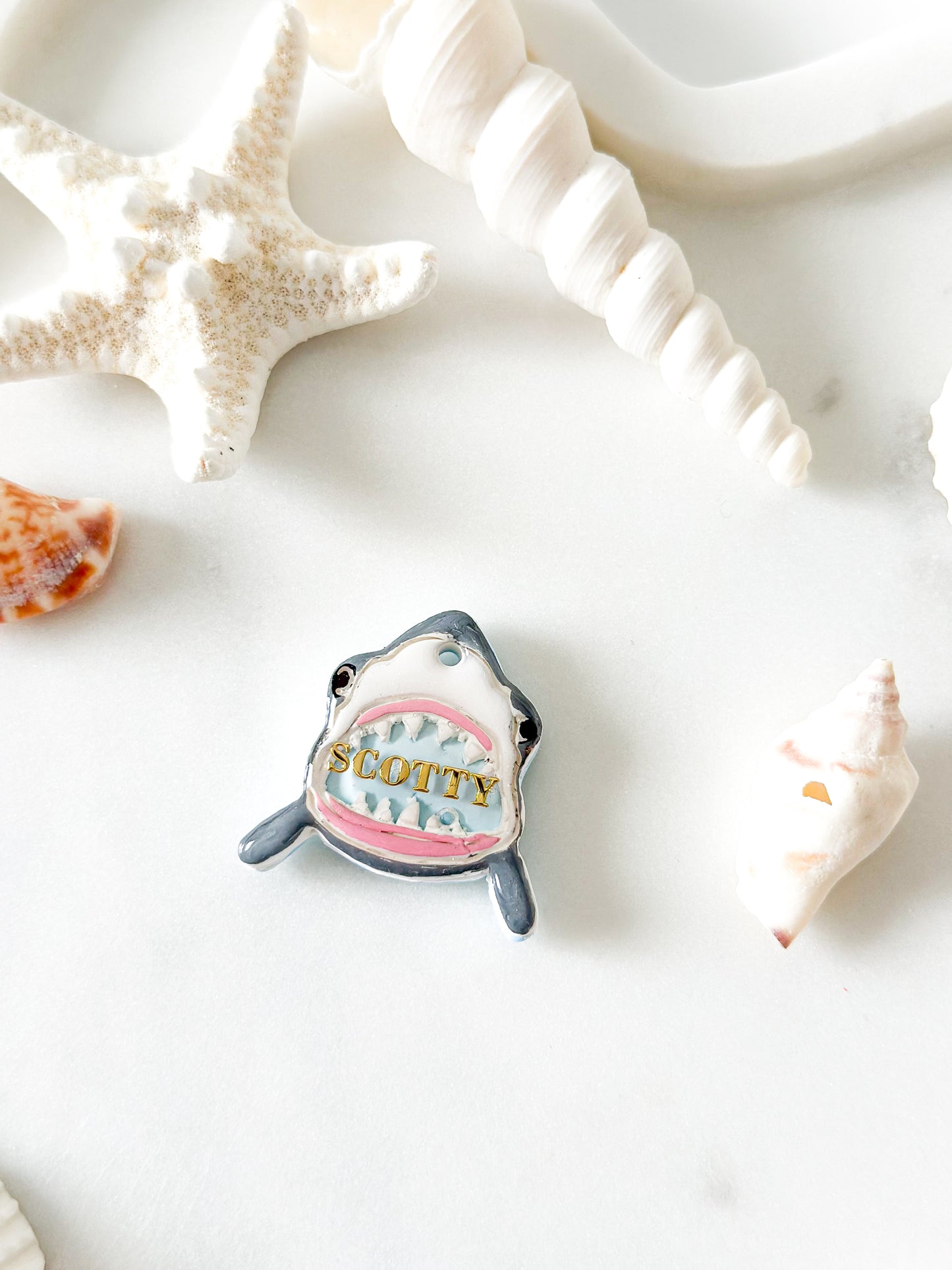 shark | pet id tag