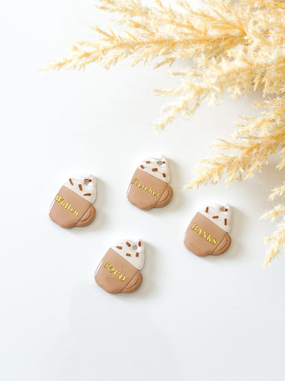 mocha latte| pet id tag