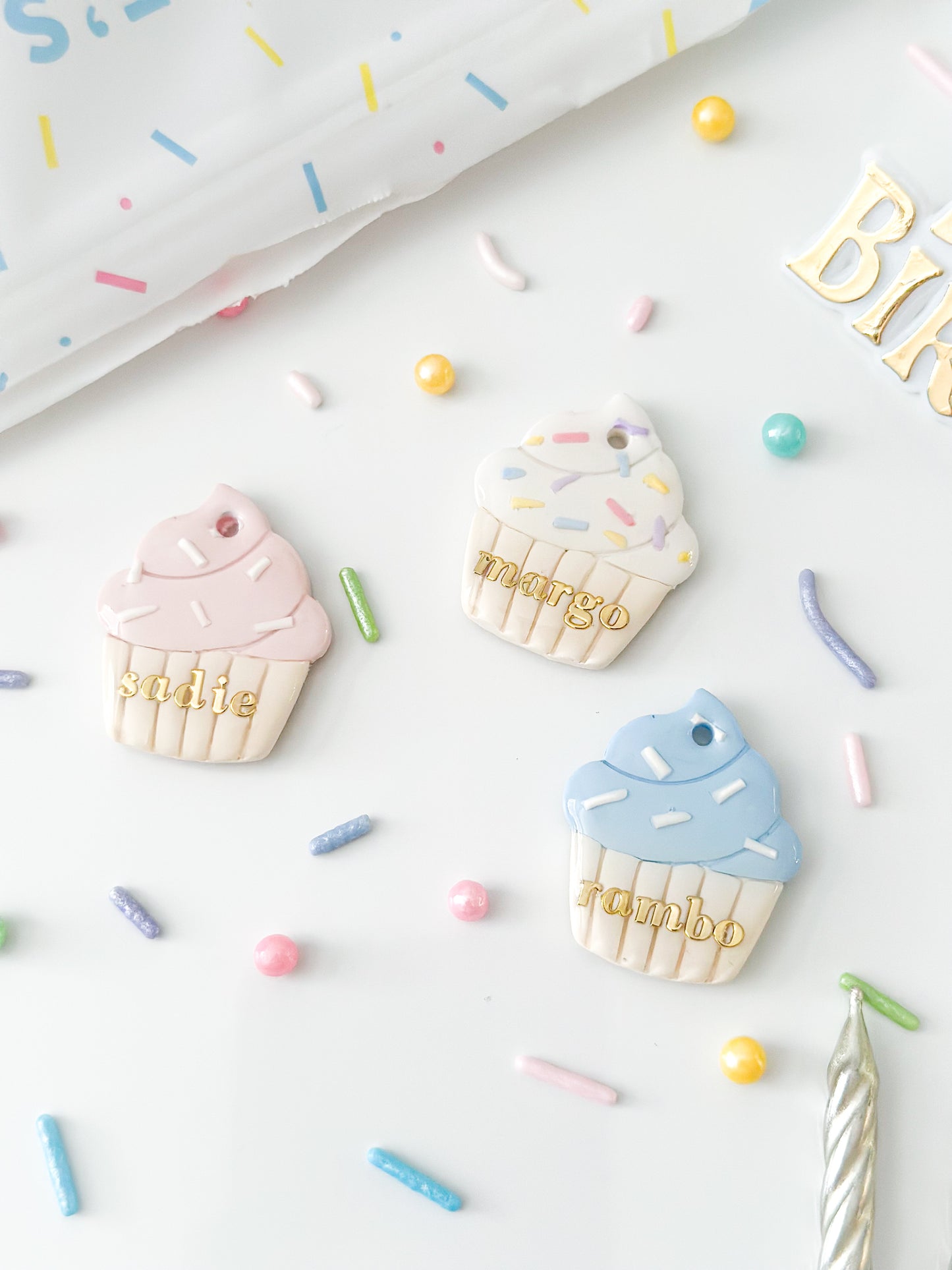 cupcake | pet id tag