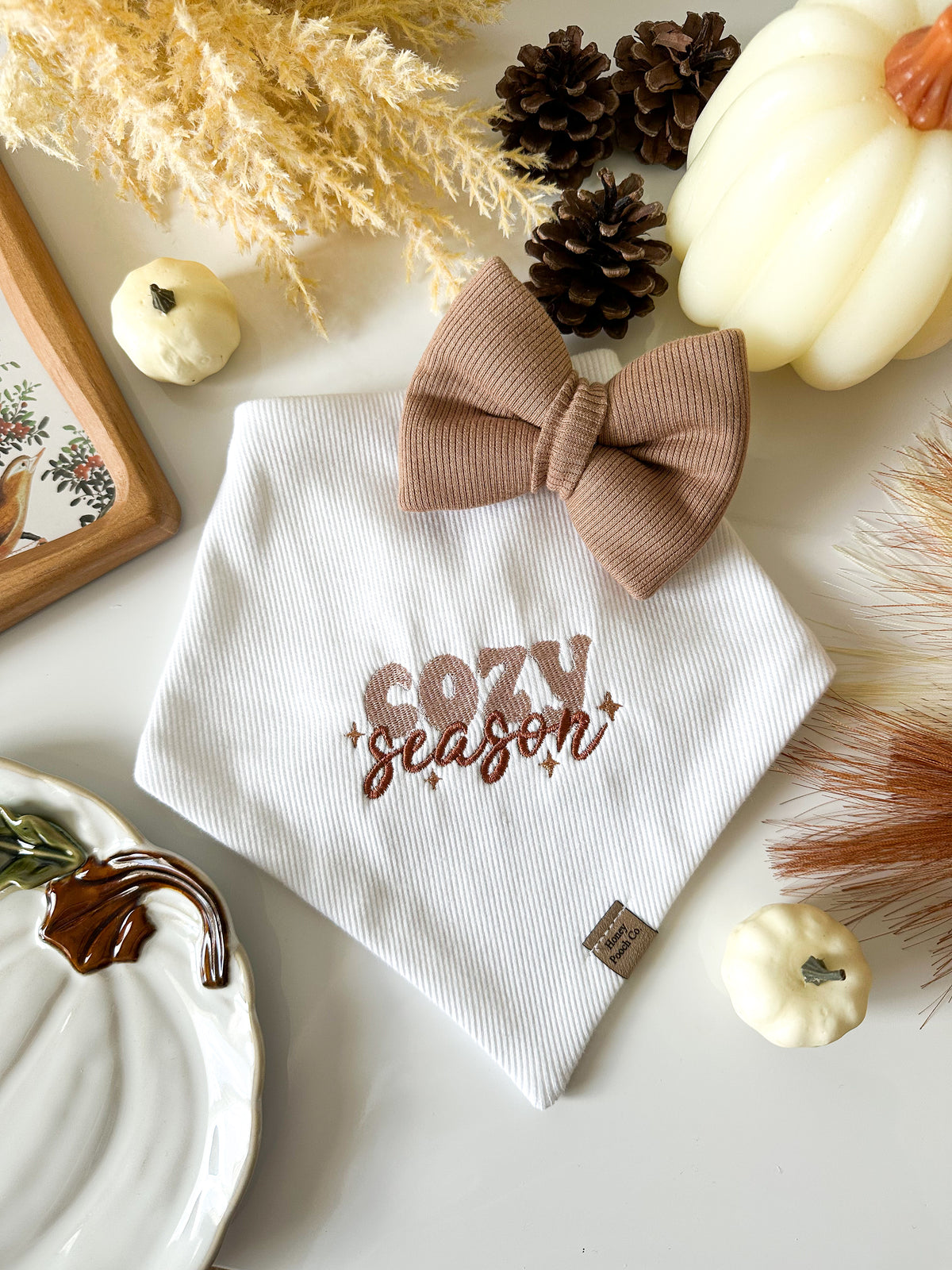 "cozy season" | pet bandana