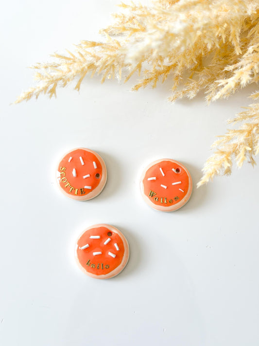sugar cookie| pet id tag