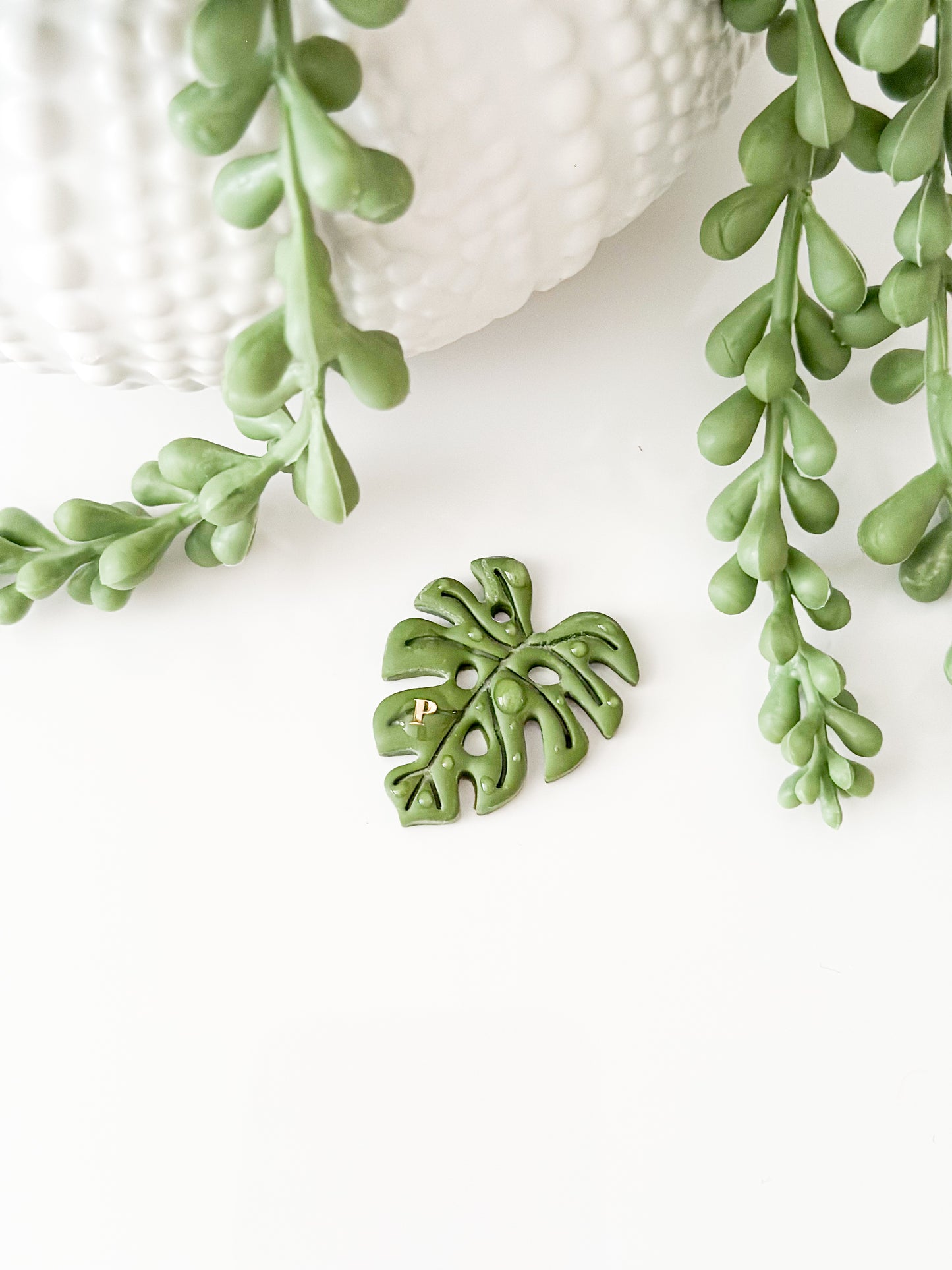 monstera | pet id tag
