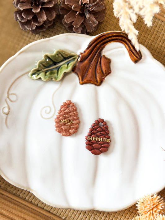 pinecone | pet id tag