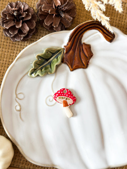 mushroom | pet id tag