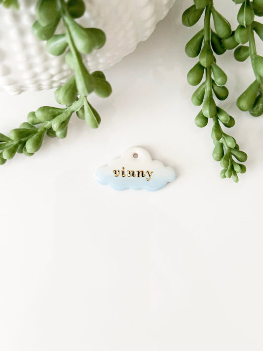 cloud | pet id tag