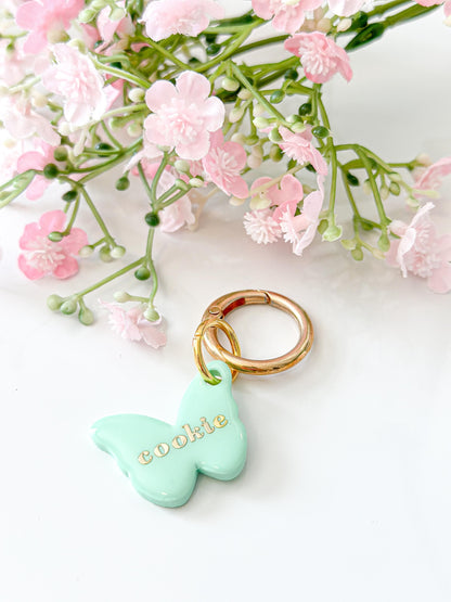butterfly| pet id tag