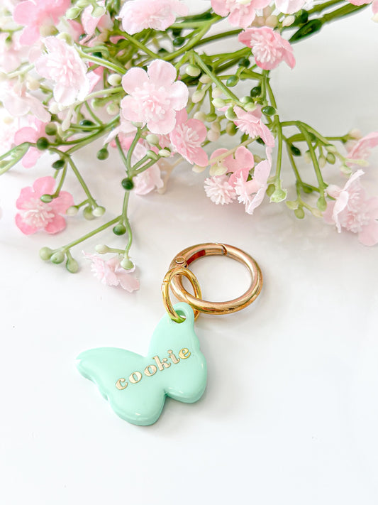 butterfly| pet id tag