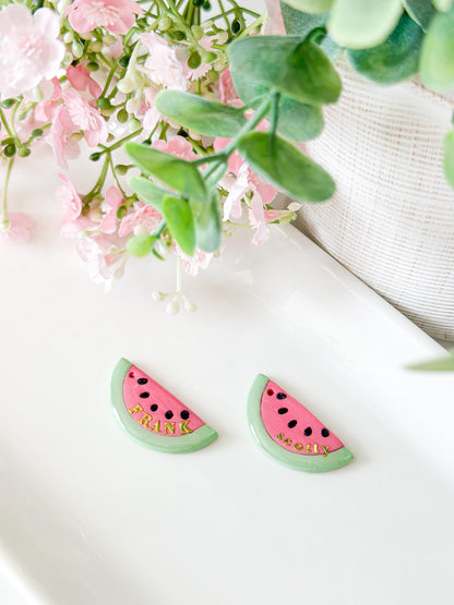 watermelon| pet id tag