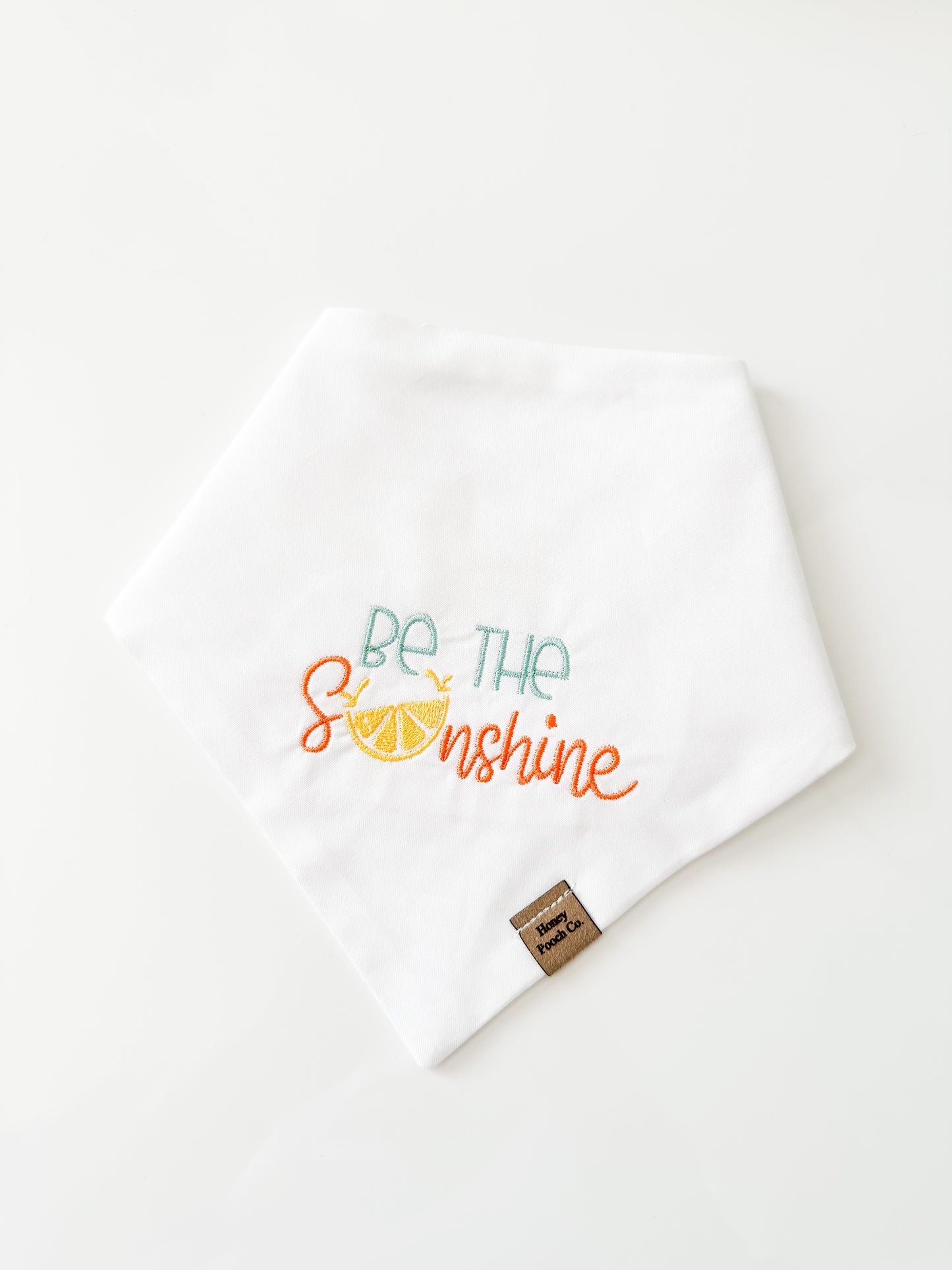"be the sunshine"| pet bandana