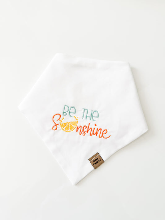 "be the sunshine"| pet bandana