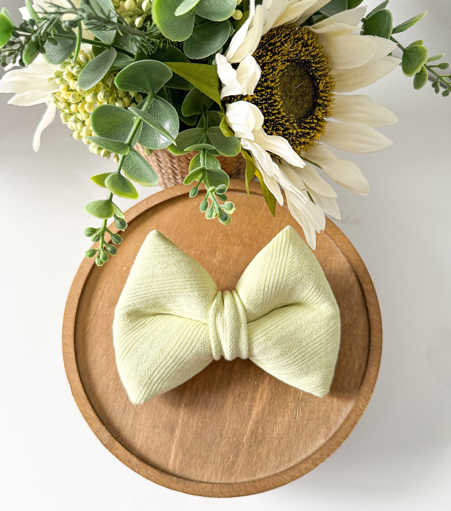 matcha cloud classic dog bow