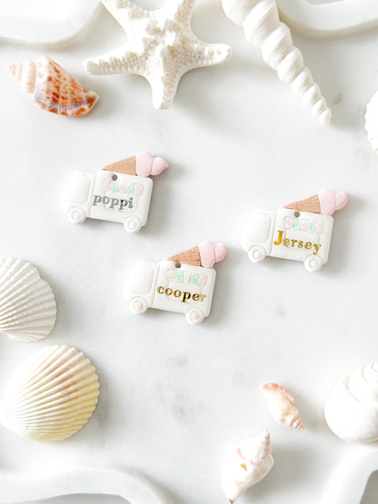 ice cream truck | pet id tag