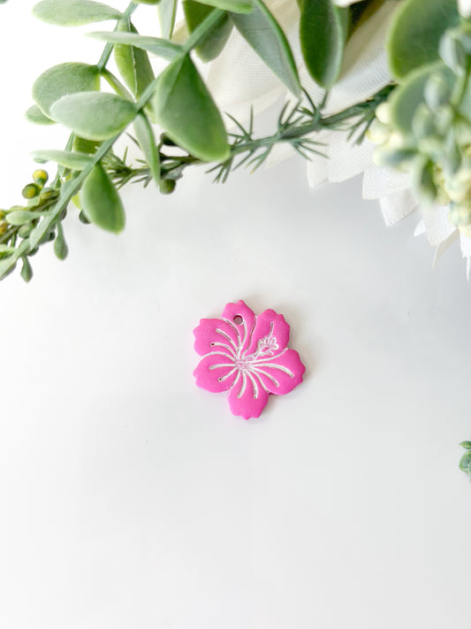 hibiscus | pet id tag