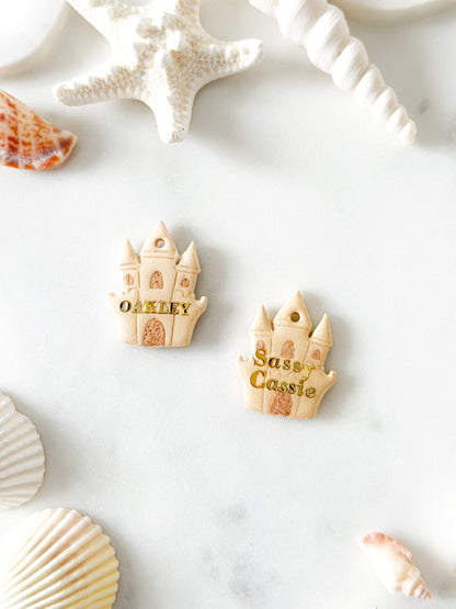 sand castle | pet id tag