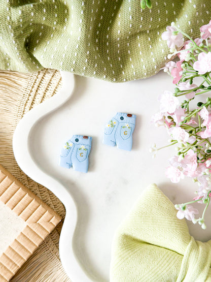 denim darling | pet id tag