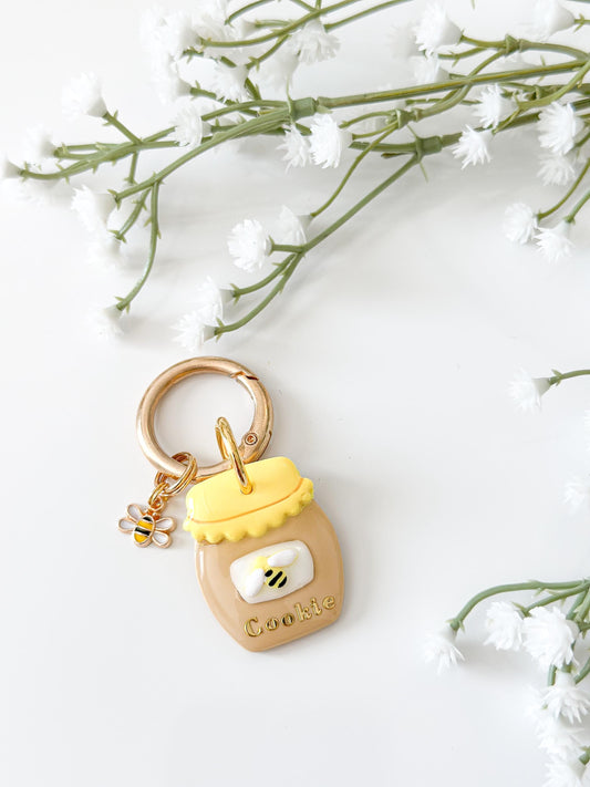 honey jar| pet id tag