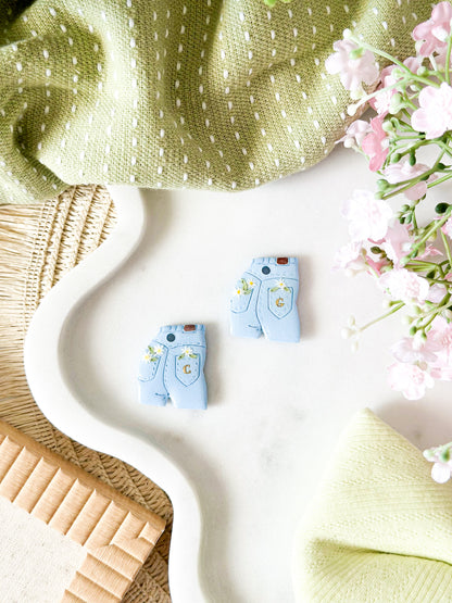 denim darling | pet id tag