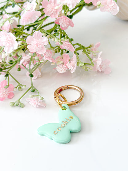 butterfly| pet id tag