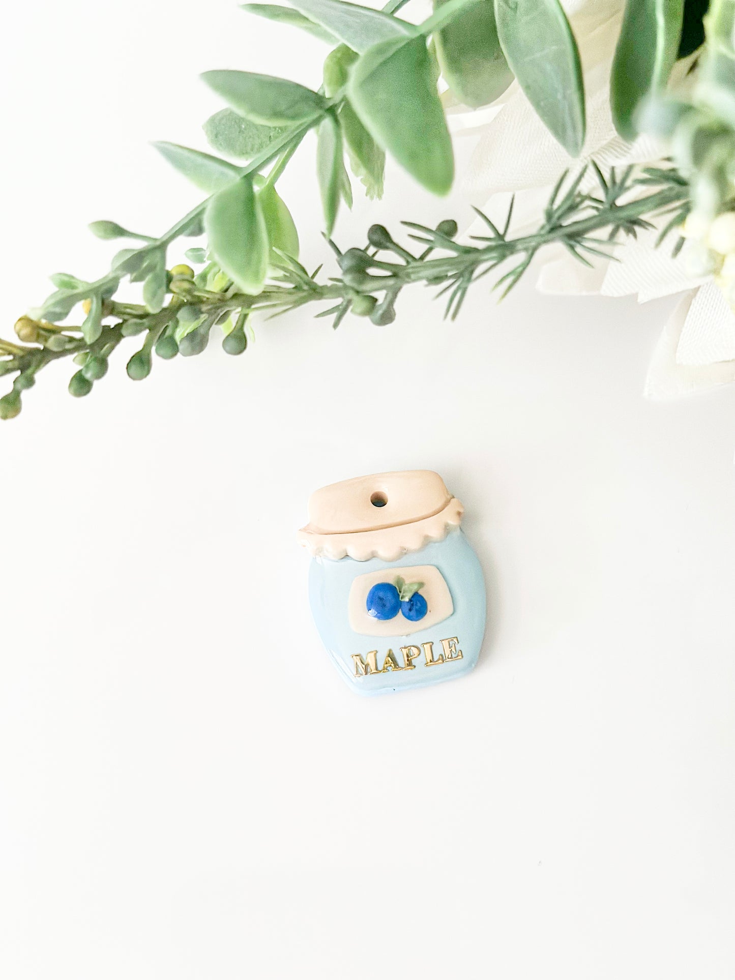 blueberry jam | pet id tag