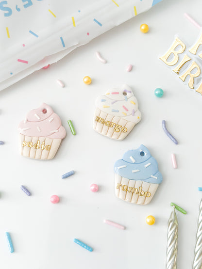 cupcake | pet id tag