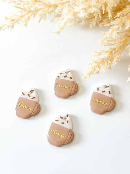 mocha latte| pet id tag