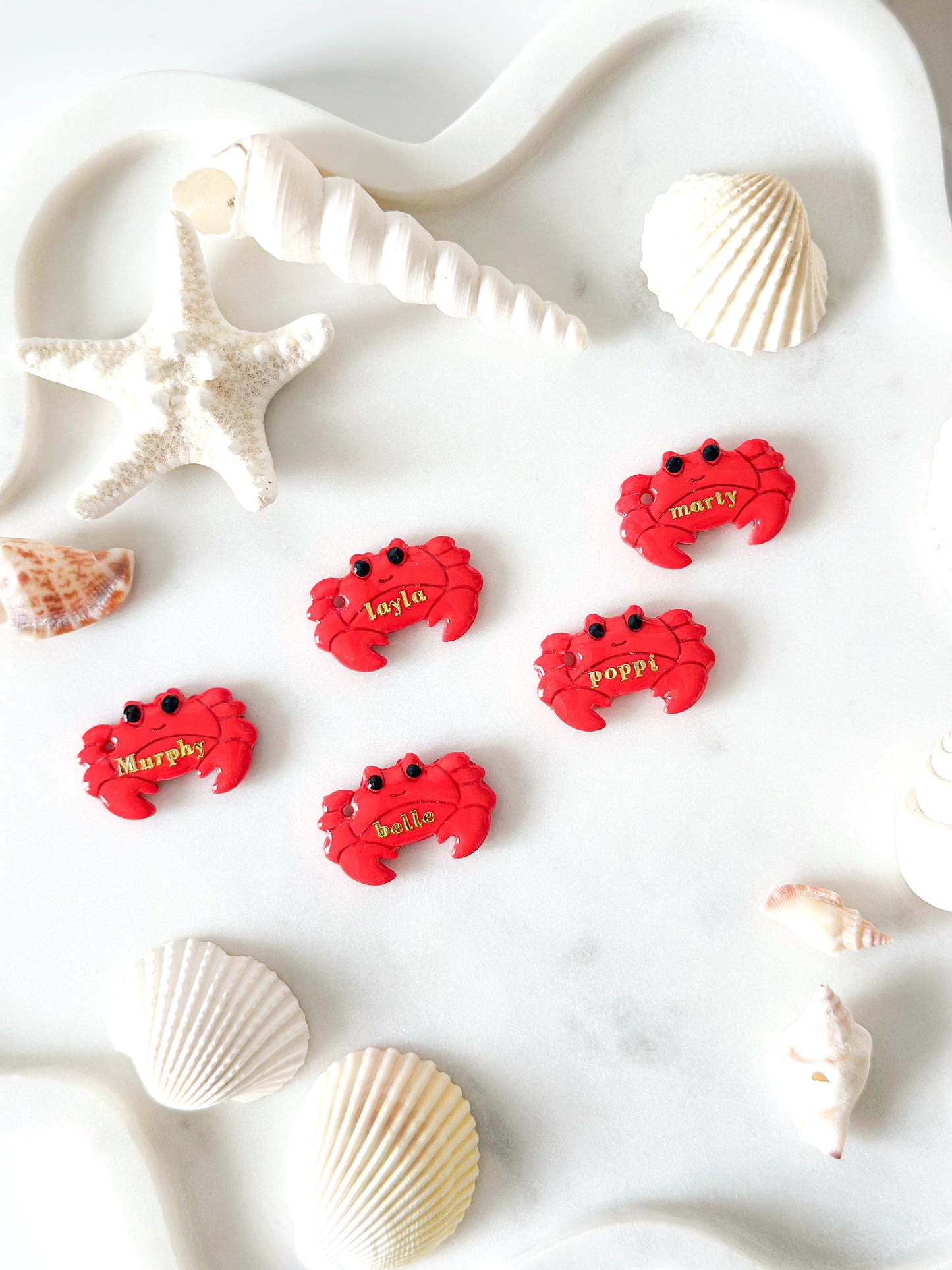 crab | pet id tag