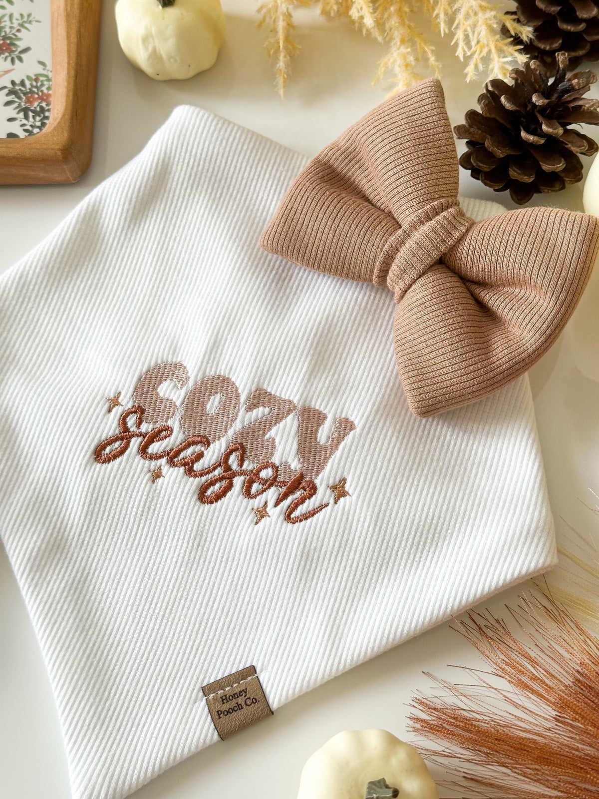 "cozy season" | pet bandana