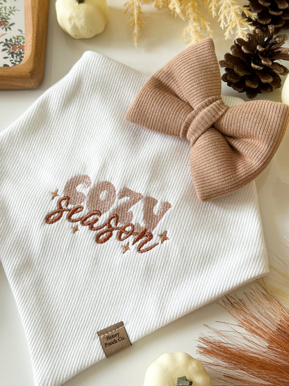 "cozy season" | pet bandana