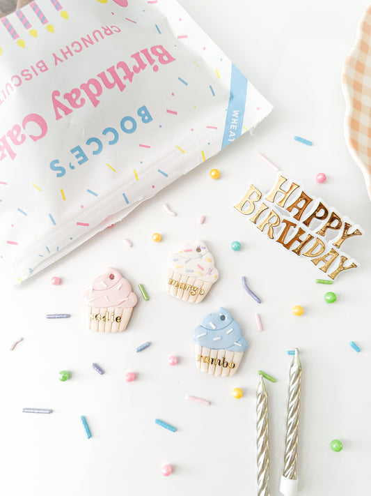 cupcake | pet id tag