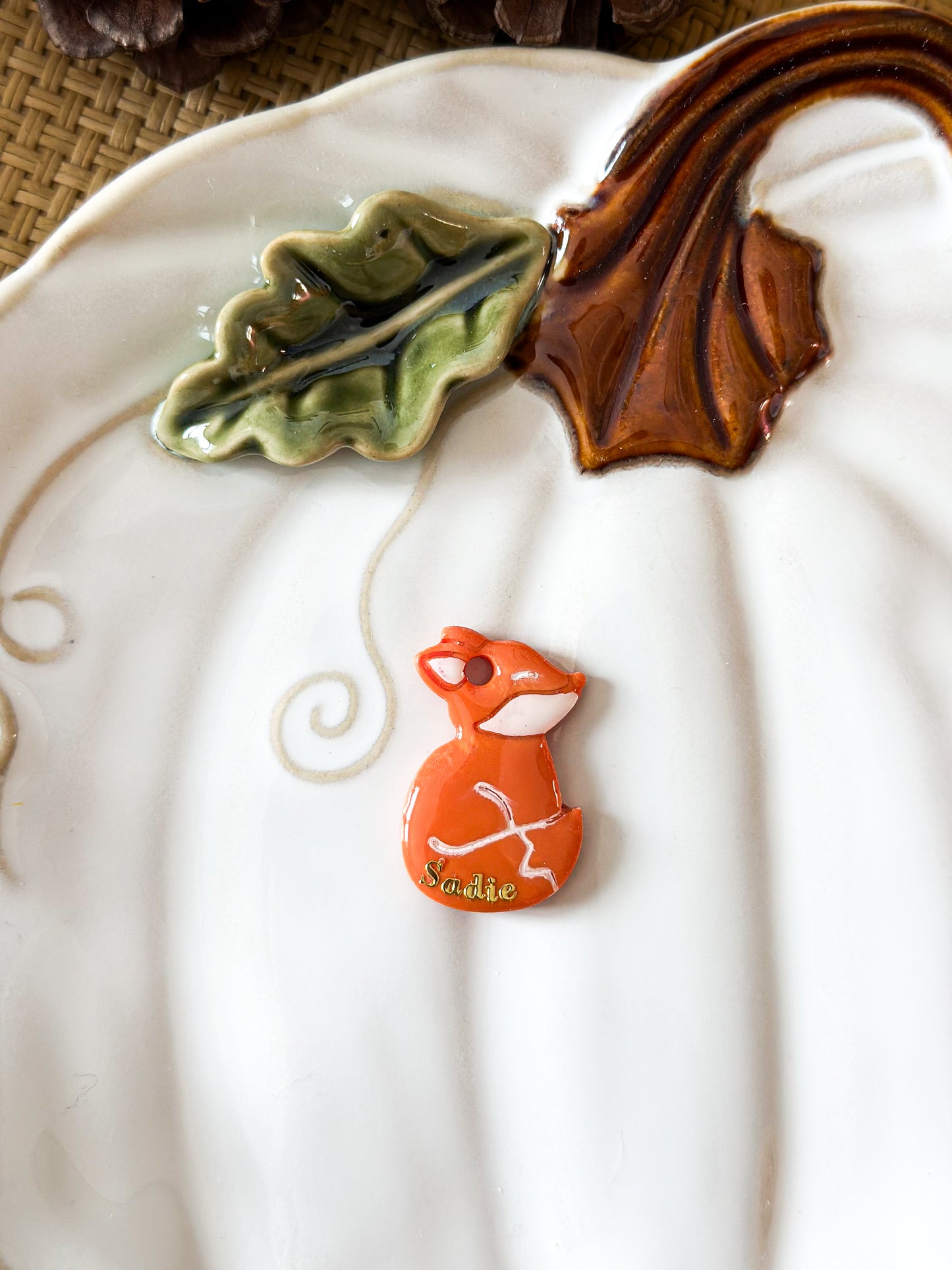 fox | pet id tag