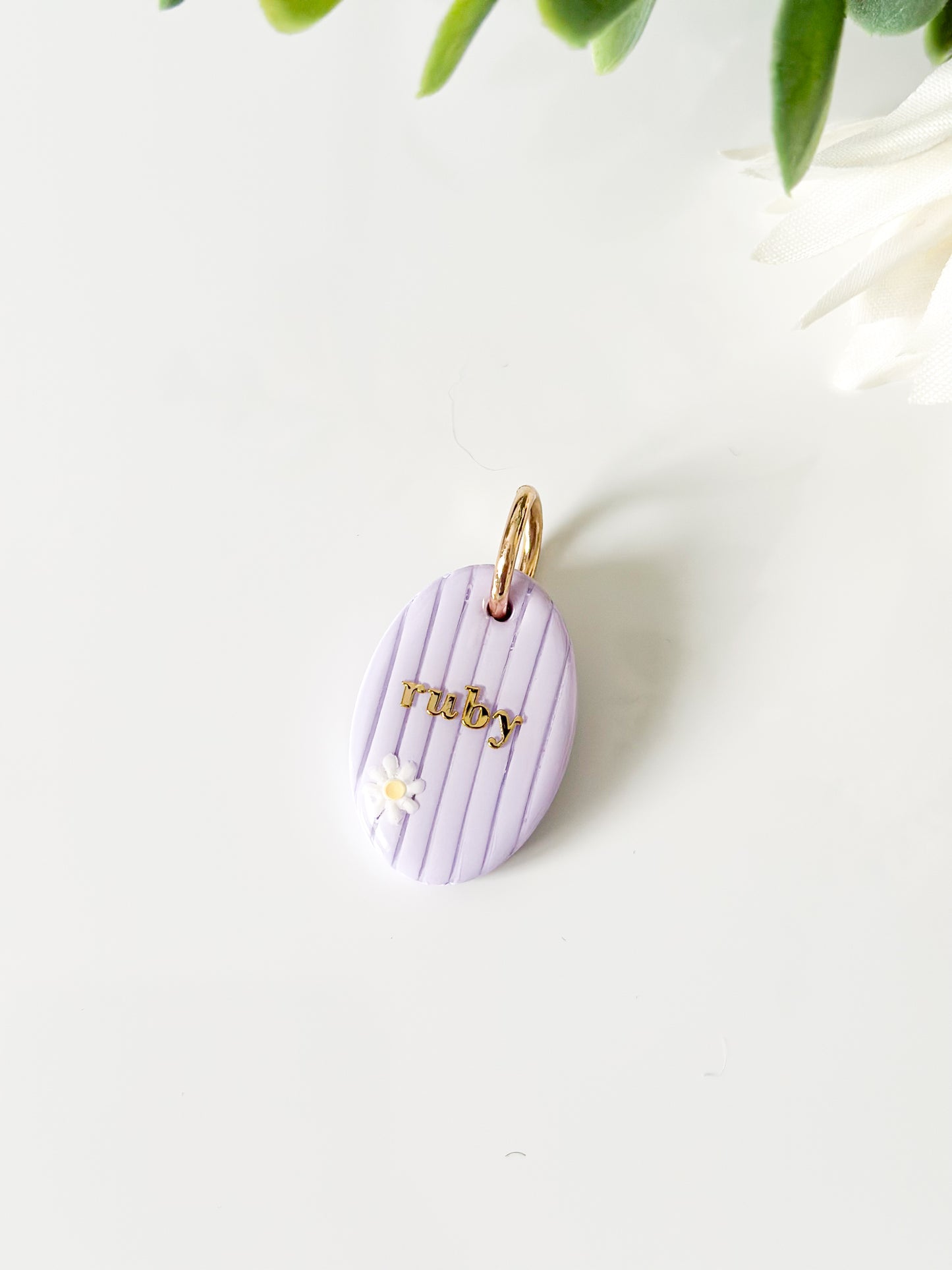 petal stripe | pet id tag