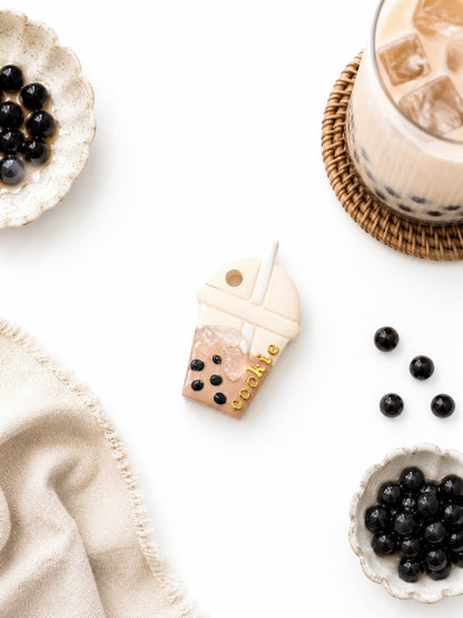 bubble tea | pet id tag