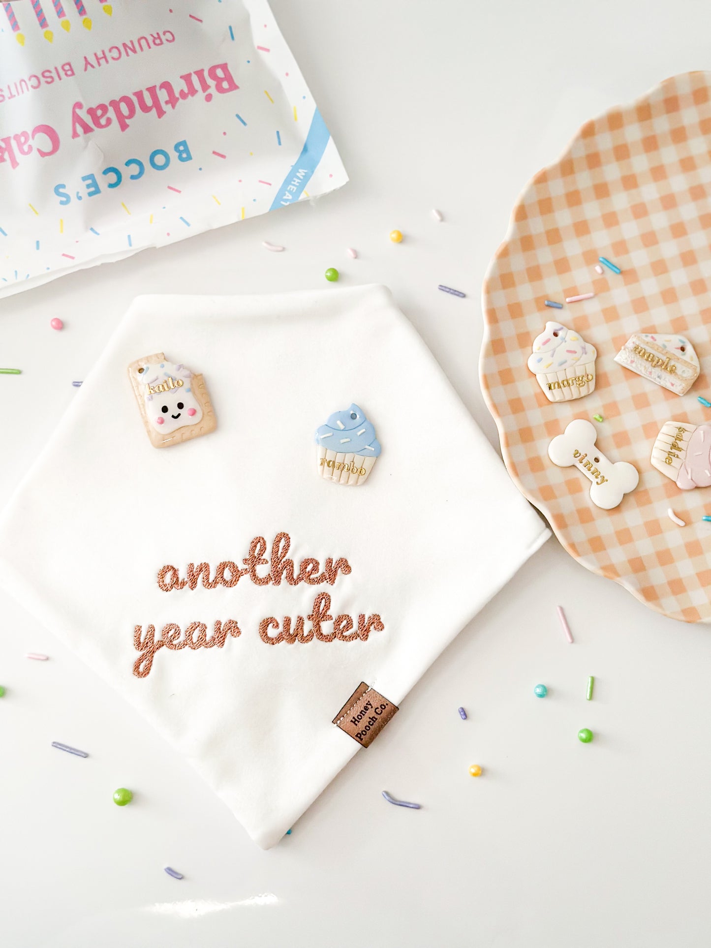 "another year cuter" | pet bandanna