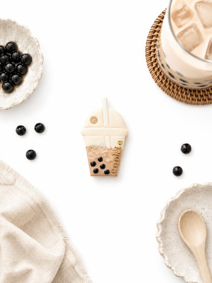 bubble tea | pet id tag