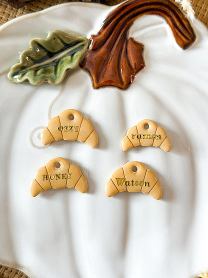 croissant | pet id tag