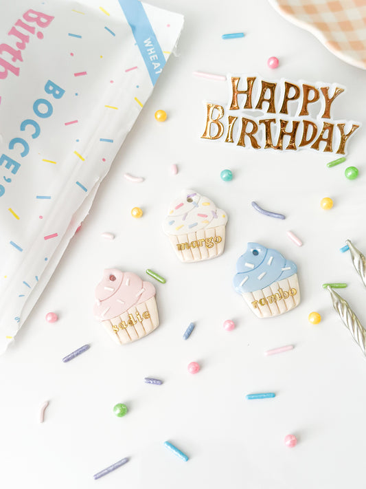 cupcake | pet id tag